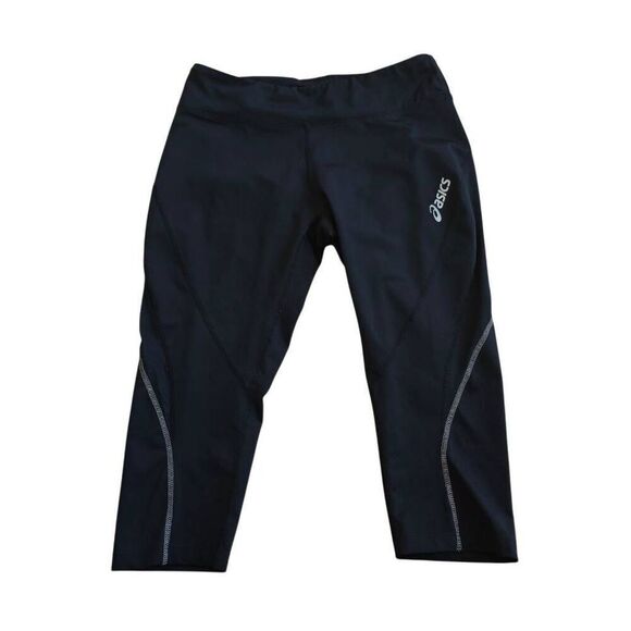 Asics Pants - Asics womens Sz S black crop workout leggings